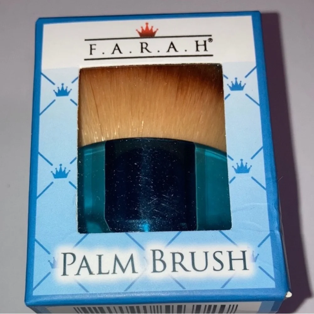 F.A.R.A.H Palm Brush Makeup Brush metallic Aqua